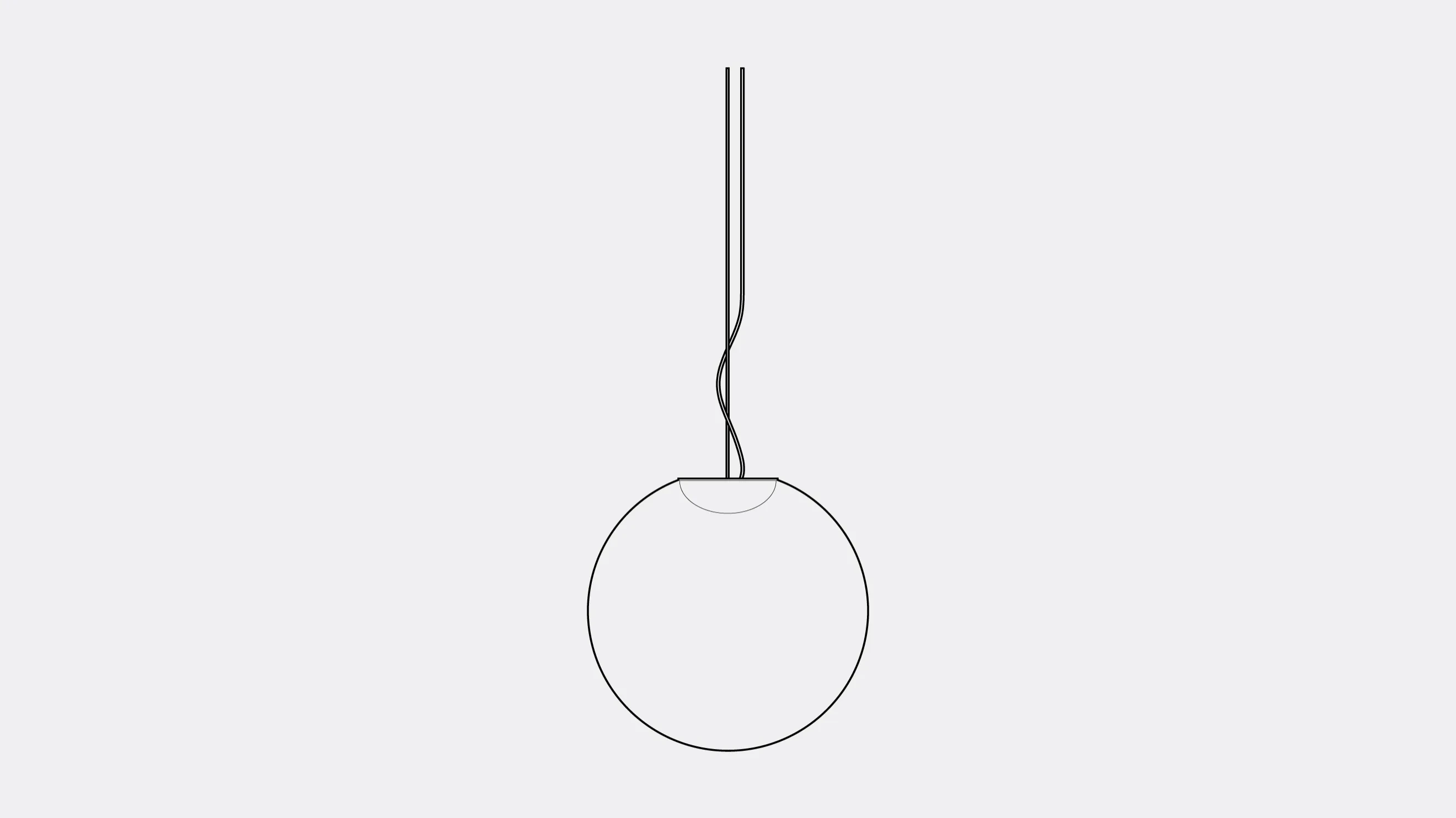 Bubble 泡泡 渐变雾面吊灯